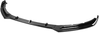 DNA MOTORING 3PCS STP-Style Front Bumper Lip Compatible with 2016-2019 Jaguar XE,Gloss Black, 2-PU-572-PBK