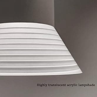 White Pendant Light,Modern Hanging Bedside Lamp,Kitchen Island Pendant Lighting with Acrylic and Aluminum Lampshade,Small Pendant Lamp for Bedroom,Dinning Table,Over Sink,Bar,Height Adjustable,GU10