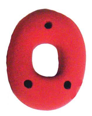 Groperz Easy Mount Number Hold - Number "0"