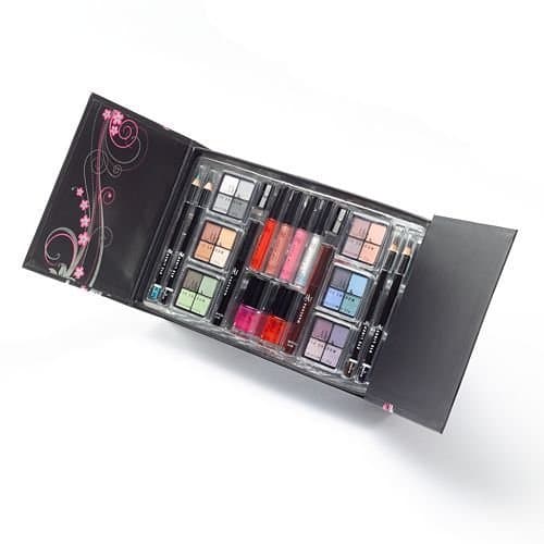 Madame Milly 20 Piece Make Up Box Set/Eye Shadow/Lip Gloss/Eye Liner/