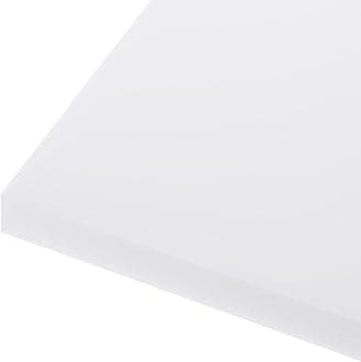 24" x 6" x 1/2" HDPE Plastic Sheet, High Density Polyethylene Sheet Cutting Board White Solid Block, [for DIY, Home Floor]
