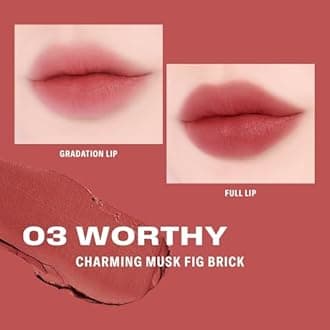 BRAYE LIPSLEEK BLUR | Blush for Cheeks & Lips, Korean Makeup Blush, Cool Lip and Cheek Balm, Vegan Cream, Lightweight w/Blendable & Buildable Makeup, Natural Look 03 WORTHY 0.08oz