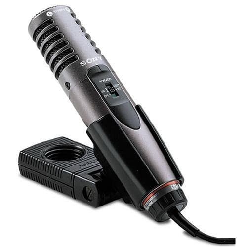 Sony ECM MS907 - Microphone - Metallic Gray