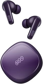 QCY T13X Pro Wireless Earbuds | Global Brand | Glossy Premium Design | 4-Mic ENC with Patented Wind Noise Cancellation | 9 EQ Modes via Smart App | Multi-Device Connectivity | Deep Bass & 30H Playtime
