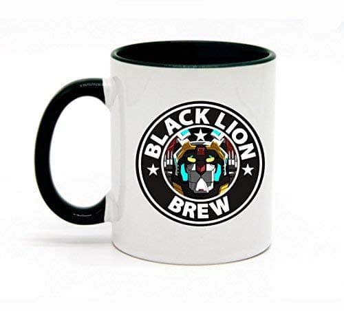 11 Ounce Voltron Coffee Mug or Tea Cup White+Hunter Green