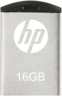 HP v222w 16GB USB 2.0 Pen Drive, Metal Silver