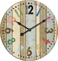 Extra Large Retro Shabby Chic Wall Clock - 58cm (22"+) Diameter - 8109