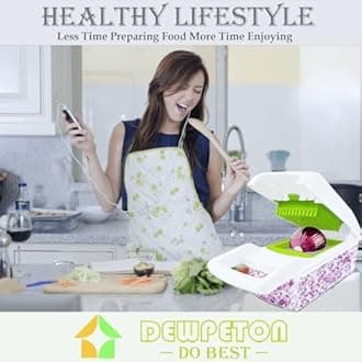 Pro-Series 16 in 1 Vegetable Chopper with Container, Cheese Grater, Crank, Mandolin Slicer, Food Cutter, Vegetarian Mandolin, Onion, Salad, Fruit Potato (Utensil