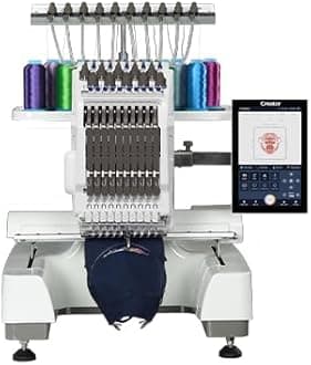 Ricoma RCM-EM-1010: 10-Needle Embroidery Machine for Efficient, Embroidering Solutions!