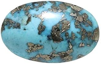 Irani Turquoise firoza Stone Original Certified 9.00 Ratti 8.00 Carat AAA++ Grade Natural Transparent Gemstone for Men & Women