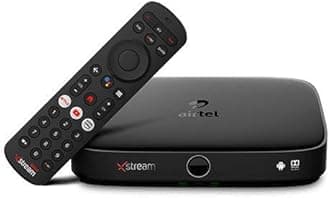 Airtel Xstream Box | Android TV Box | 1 Month Hindi Entertainment SD Pack | Free Installation