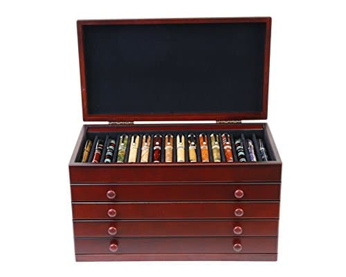 Mahogany Pen Chest - 76 Pens
