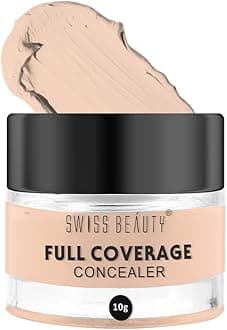 Swiss Beauty Full Coverage Concealer, Shade- Light Fairest, 10gm
