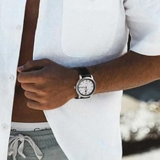 BISONSTRAP Leather Watch Straps, Classic Oil Waxed Leather, Quick Release Replacement Band for Men and Women, Band Width 18mm 20mm 22mm