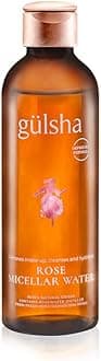 GULSHA Rose Micellar Water - Facial Cleanser & Makeup Remover, Fragrance-free Hydrating Cleanser, Softens the Skin, Formula designed in France for All Skin Types, Natural Origin, 200ml (6.76 fl oz)