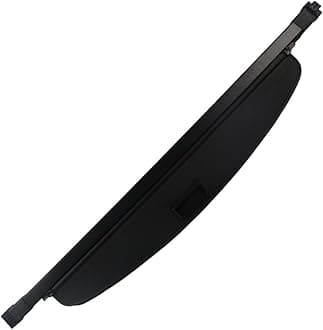 BOPARAUTO Cargo Cover for 2022 2023 Jeep Grand Cherokee Accessories Rear Black Trunk Shade Luggage Security Cover(2 Row WL) 4XE