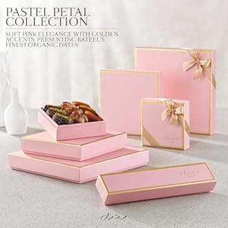 Bateel Pastel Petal Gift Set Premium Dates Signature Collection