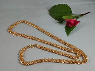 CUTE GOLD One Gram Gold Plated Fashion Jewellery Traditional Covering Thali Chain for Women & Girls