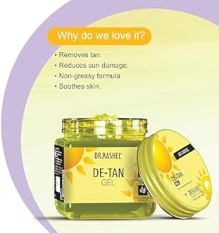 DR.RASHEL De-Tan Gel & De-Tan Scrub For Face & Body (380 Ml Each) Pack of 2
