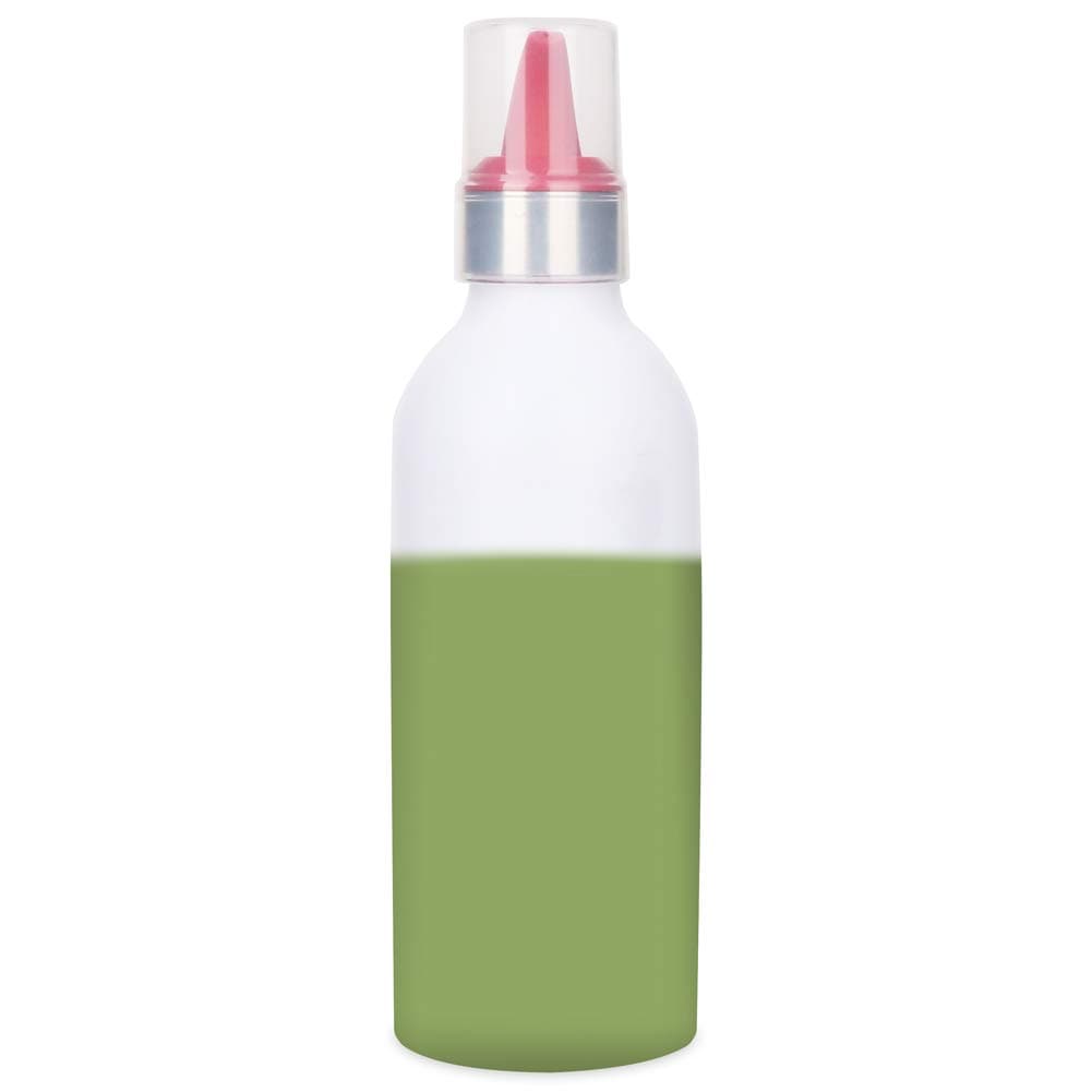 Condiment Squeeze Bottle Sauce Squeeze Squirt Bottle for Kitchen Plastic Syrup Container Food Dispenser for Oil Ketchup Griddle Hot Sauce Catsup Pancake Art 16 oz, Pack of 1