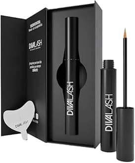 Divalash Lash Growth Serum – Longer, Thicker & Healthier Eyelashes, Natural Lash Growth Peptides, 4.2 mL, Visible Results in 3-6 Weeks