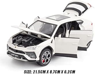 Magicwand 1:24 Scale Die-Cast 2022 Urrus【Large】 with 6 Openable Doors,Pull Back Action,Working Lights & Movable Front Wheels & Working Horn【Colors as Per Stock】【Pack of 1】