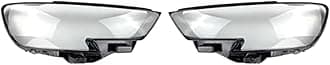 Left/Right Car Headlight Lens Glass Lampcover Cover Lampshade Shell, for, A3 2017 2018 2019 2020 Headlight Cover Shell Car Headlight Lens Cover(BLACK Pair)