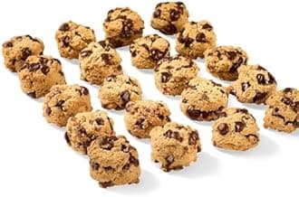 REAL Chocolate Chip Mini Cookie Poppers – Bite-sized Gluten Free Semi Soft Baked Cookies – Dairy Free, Vegan, Kosher, Paleo – Delicious Mini Chocolate Chip Cookies (4.5 oz, 6 Pack)