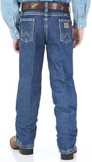 Wrangler Boy's George Strait Original Cowboy Cut Jeans Blue 16 Slim