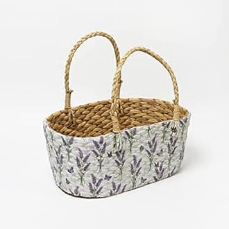 Wicker Basket | Wicker Hamper Basket | Bamboo Basket | Cane Basket | Basket for Gift Hamper | Rattan Basket | Decorative Fruit Gift Baskets (Design 15)