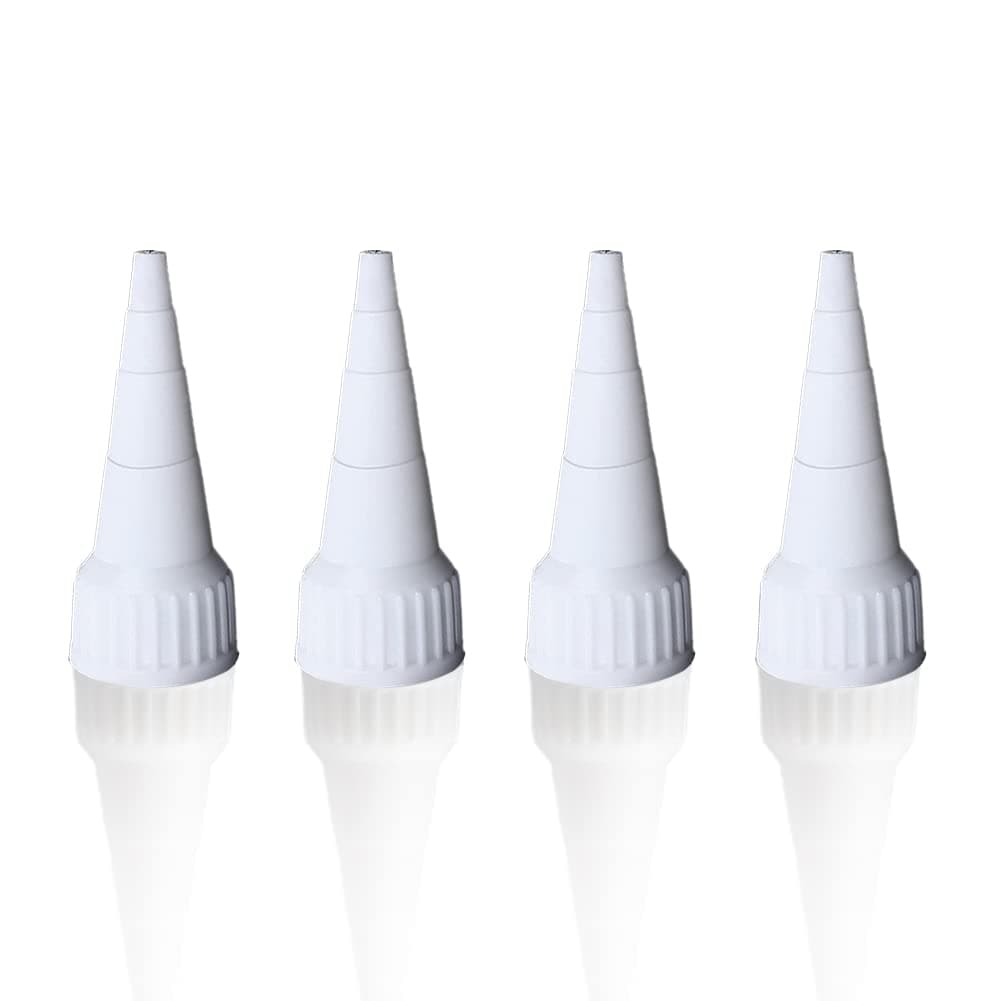 Snip Tip Applicator Tips Cap for E6000 Craft Glue 3.7 Ounce Adhesive Tubes (4 pc)