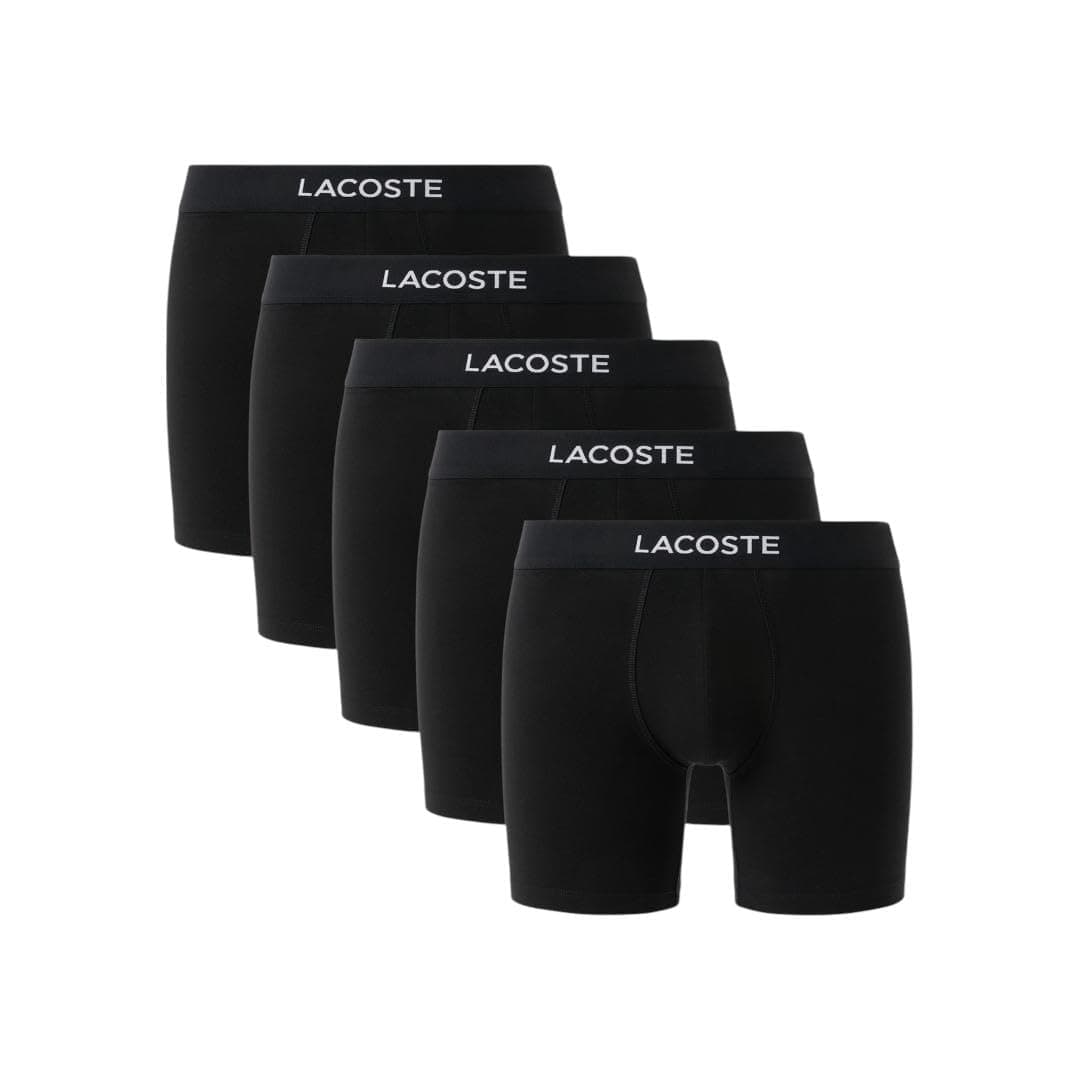 mens Cotton Stretch Essentials Boxer Briefs, 5-pack