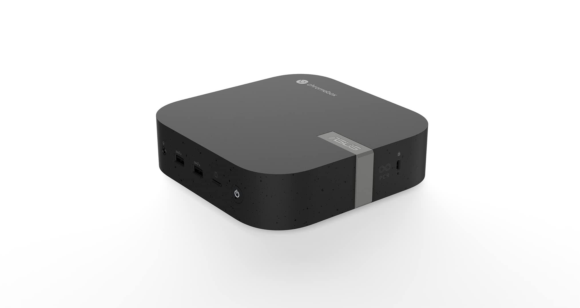 Chromebox 4 with Intel® Celeron, 4GB RAM, 32GB eMMC Storage, Power/DisplayPort Over Type C, Dual HDMI, Gigabit LAN, WiFi 6, USB 3.2, MicroSD Card Reader, VESA Mount, Chrome OS