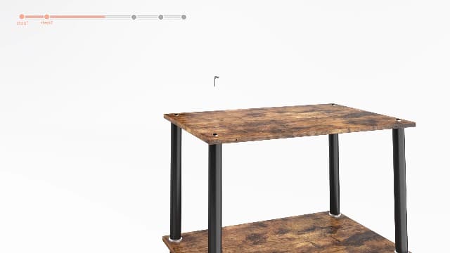 Bestier Utility Rack with Cabinet