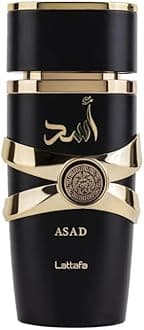 Lattafa Asad Eau De Parfum 100ml Long Lasting Luxury Perfume Spray For Men | Premium Refreshing Oud and Musk Fragrances (Asad)