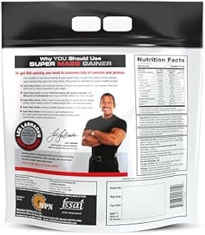 Labrada Super Mass Gainer 5kg | High-Calorie Protein Powder for Muscle Growth & Recovery |1234 Calories | 40g Protein | 265g Carbs | 3g Creatine | 500mg Glutamine, 3000gm (5 Kg,Chocolate Ice Cream)