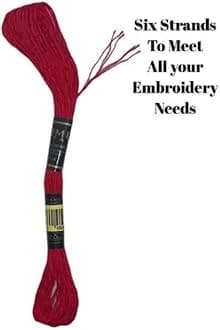 12 Pieces | Premium Embroidery Thread | 100% Egyptian Cotton Premium Skeins | Cross Stitch Embroidery Floss | Oeko TEX Certified Stranded Cotton (Black & White)