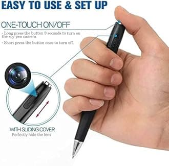 TECHNOVIEW Full HD Camera 1080P with 32GB SD Card Included, Indoor Outdoor Video Audio Recording Security Camera HD Video Audio Recorder - Black