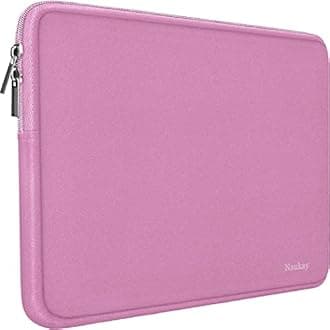 Laptop Case Sleeve, Resistant Neoprene Laptop Sleeve/Notebook Computer Pocket Case/Tablet Briefcase Carrying Bag Compatible with 13-13.3 Inch MacBook Pro,MacBook Air,Notebook Computer-(Pink)