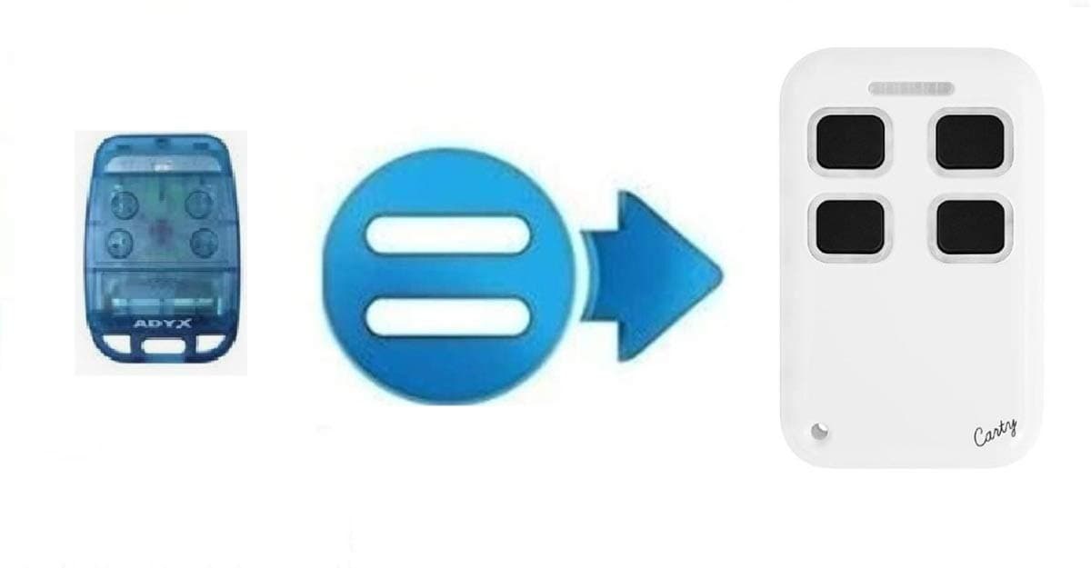 Why Evo Remote Control to Replace ADYX te4433hg Garage Gate Door FREE DELIVERY