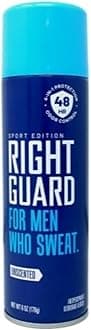 Right Guard Sport Unscented Aerosol Antiperspirant Spray 6 oz (Pack of 3)