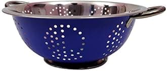 Fackelmann Stainless Steel Colored Deep Colander,28 Cm-Durable Kitchen Accessories Items,Anti-Rust,Corrosion-Resistant for Washing Fruits&Vegetables,Kitchen Sink Strainer,5 X 11 X 14 Centimeters
