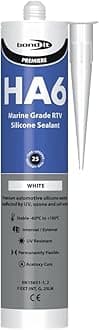 Bond It BDHA6WH HA6 Marine Silicone, 310ml, White
