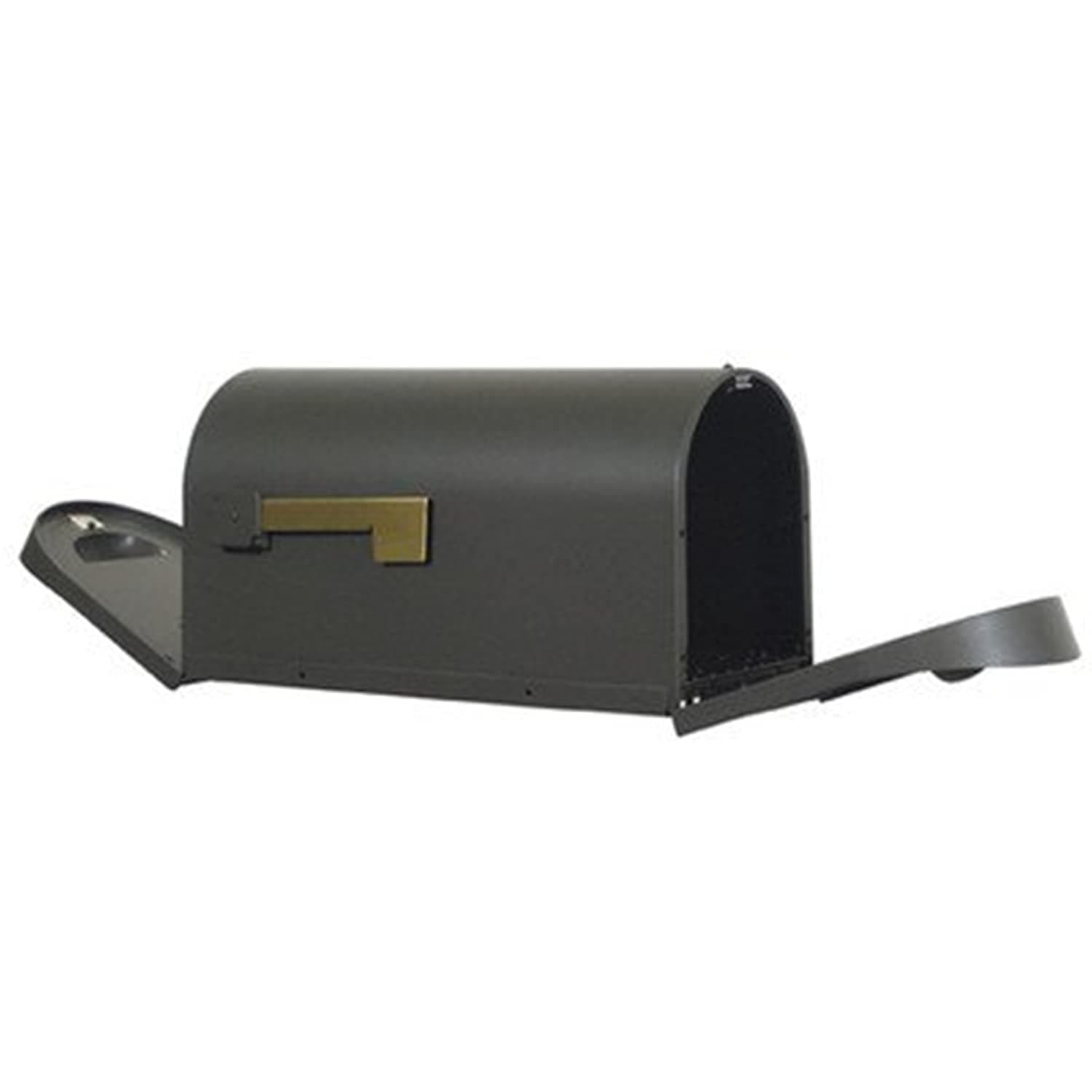 Special Lite Classic Curbside Mailbox with Two Doors - Mocha Aluminum Mailbox for Post Mount - SCC-1008-TD-MOC
