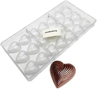 Valentine's Day Heart Chocolate Mold Polycarbonate Mold
