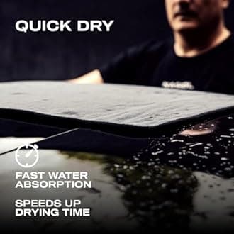 Nasiol Twist Car Drying Towel, Highly Absorbent Quick Dry, Soft Banded Edges - Scratch Free - Double Sided - Safe for Car Paint Twist Microfiber Evo Detailing Towel (23 x 19 inch)