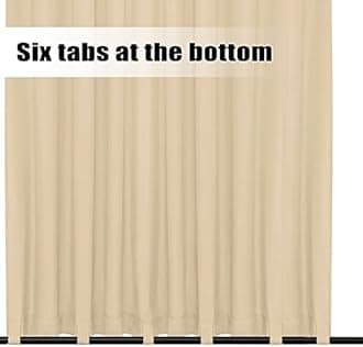 Easy-Going Outdoor Curtains Waterproof Windproof Weatherproof Curtain for Patio, Cabana, Porch, Pergola and Gazebo, Grommet Top and Tab Bottom Drape, 1panel, 150x84 inch, Beige