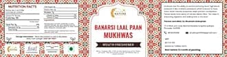 Organic Nature Banarasi Laal Paan Mukhwas [Mouth Freshener, Digestive, After-Meal Snack] [Jar Pack] (900 Grams (Pack of 3 of 300 Grams))