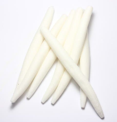 Wave 5" Tiki-Bamboo Stick - White