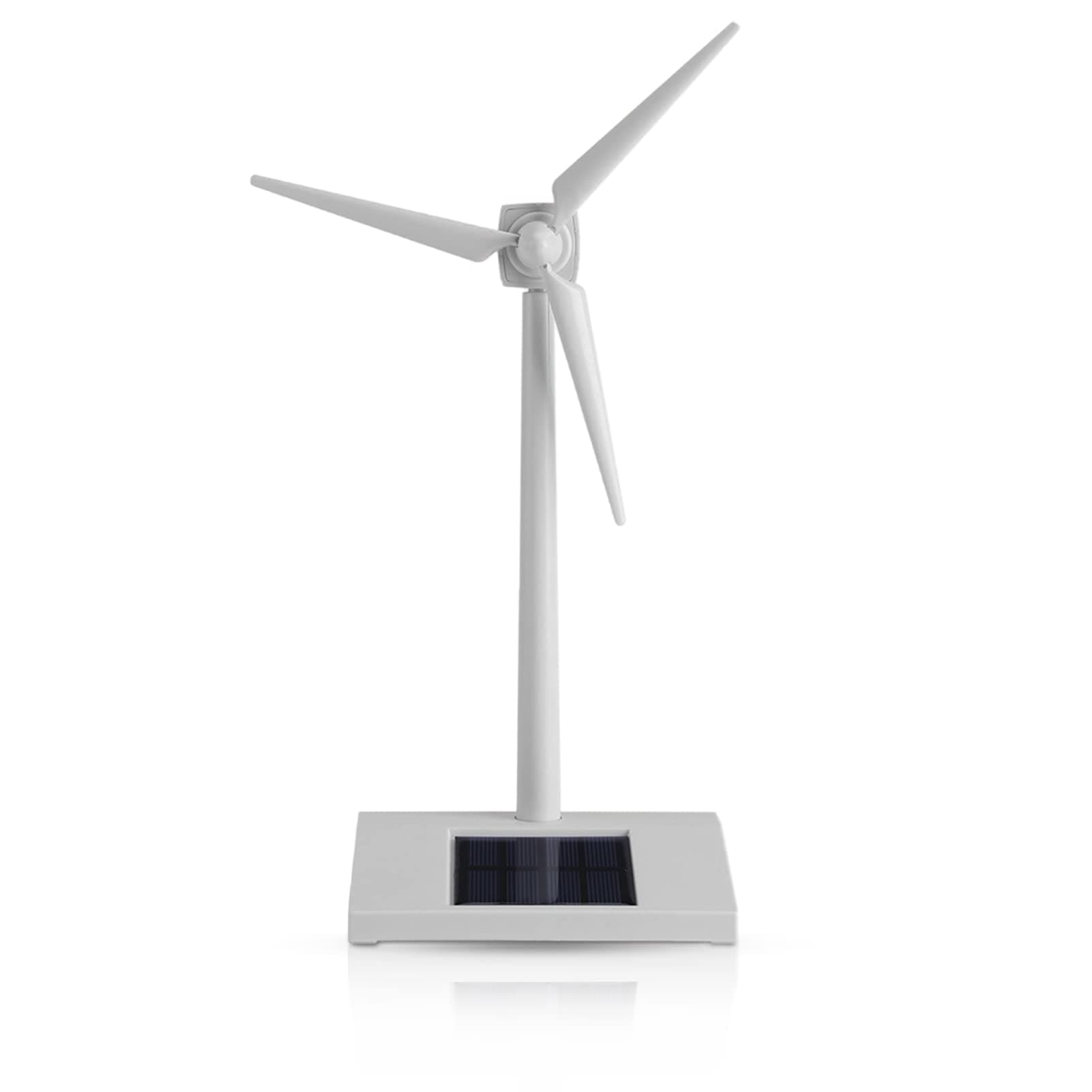 BALITY Solar Wind Mill, ABS Plastic Mini Wind Turbines Solar Powered Windmill Kids Toy Desktop Wind Turbine Model Children's Educational Solar Physics Toys for Gift Or Teaching Tools